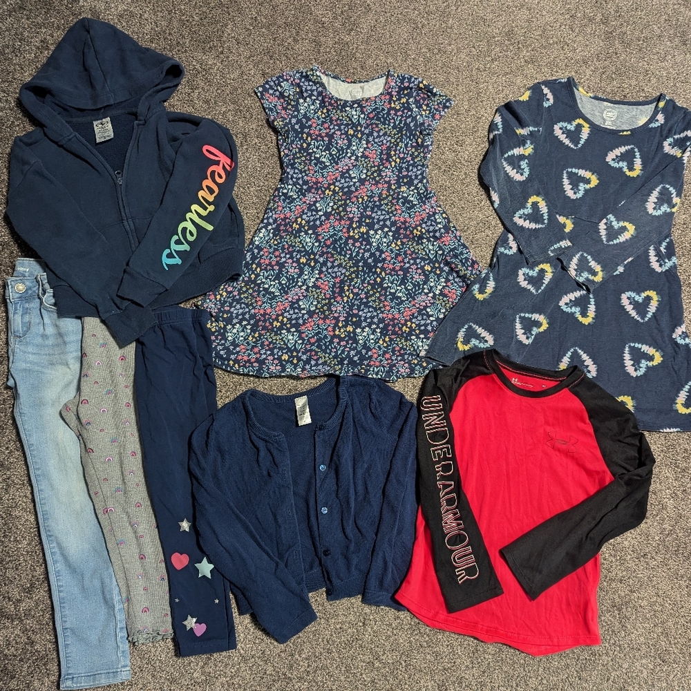 Girls clothing lot size 6